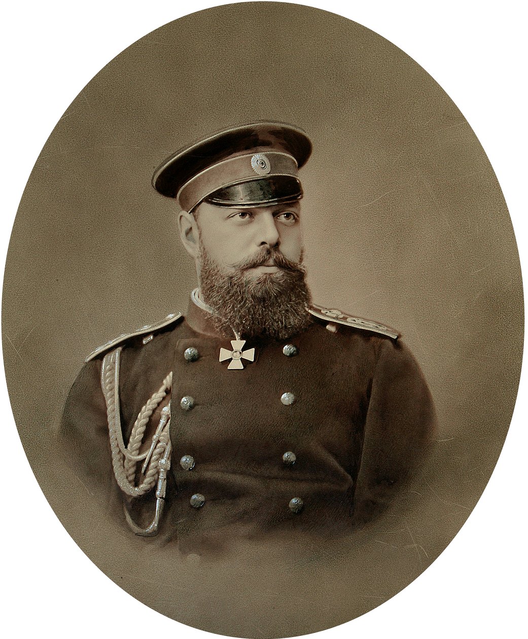 Retrato del Zar Alejandro III de Rusia de Charles Bergamasco