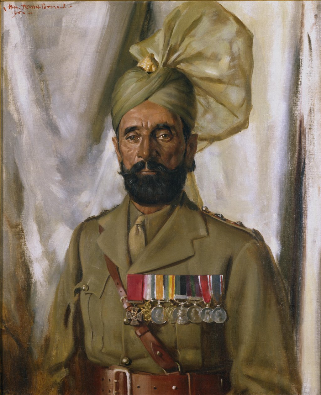 Subadar Khudadad Khan VC, 10º Regimiento Baluch, c.1914-35 de Charles Bevan