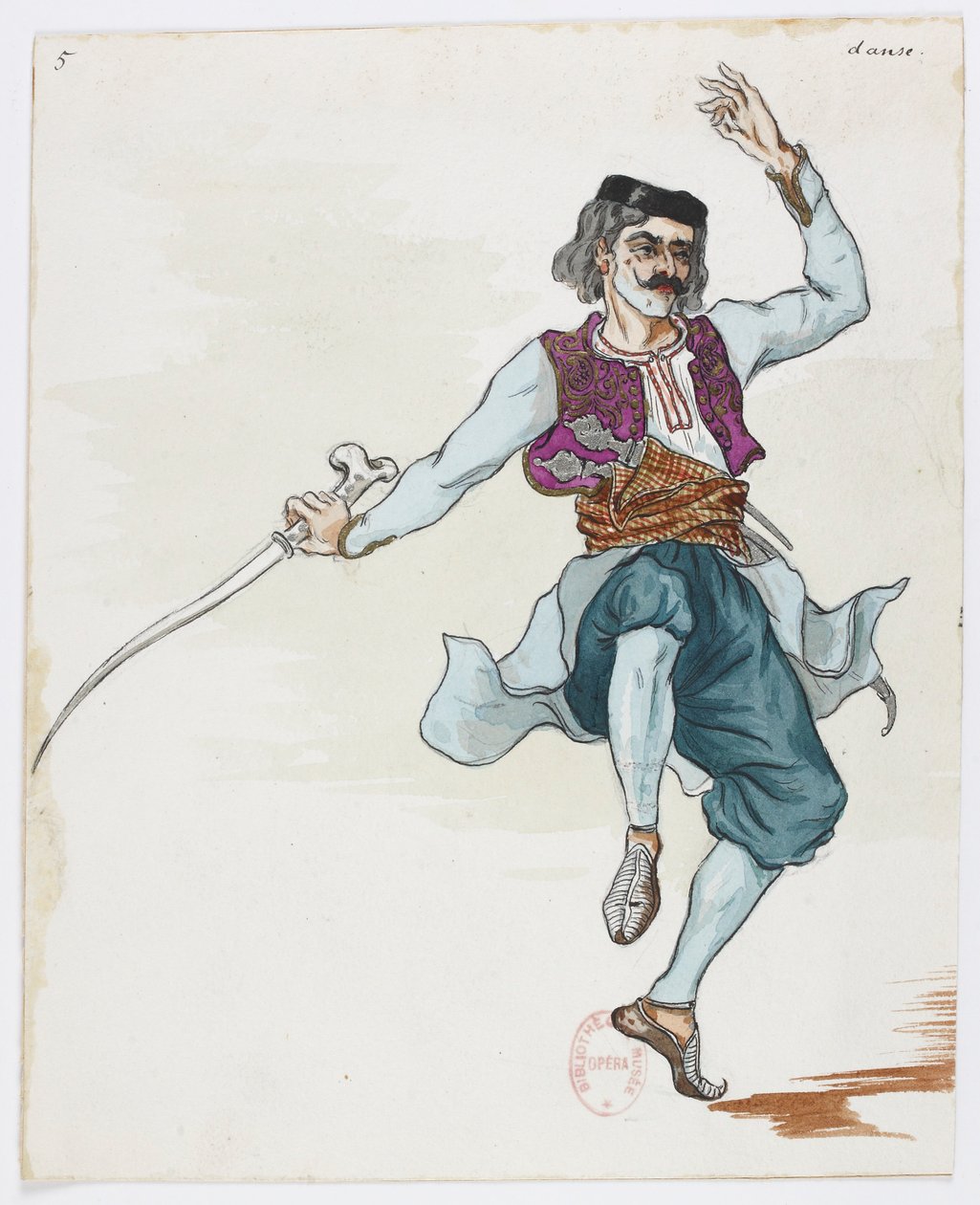 Holmès - La Montaña Negra - diseños de vestuario de Charles Bianchini - 05. Danza de Charles Bianchini