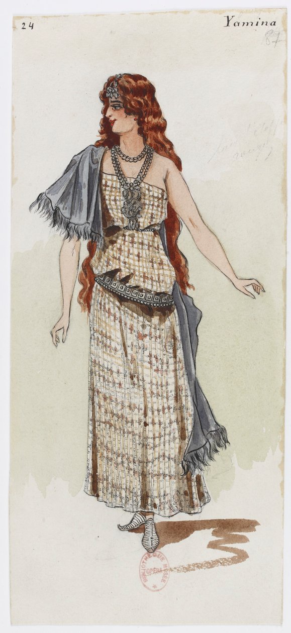 Holmès - La Montaña Negra - diseños de vestuario de Charles Bianchini - 24. Yamina de Charles Bianchini