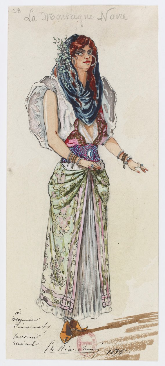 Holmès - La Montaña Negra - diseños de vestuario de Charles Bianchini - 28 (Vestuario) de Charles Bianchini