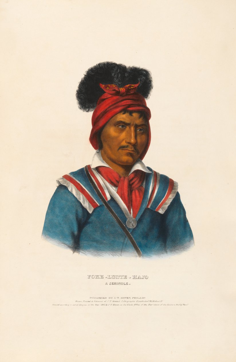 Foke-Luste-Hajo - Un seminola de Charles Bird King