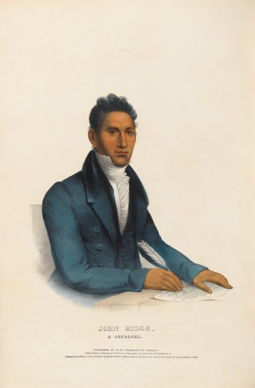 John Ridge - un cheroqui de Charles Bird King