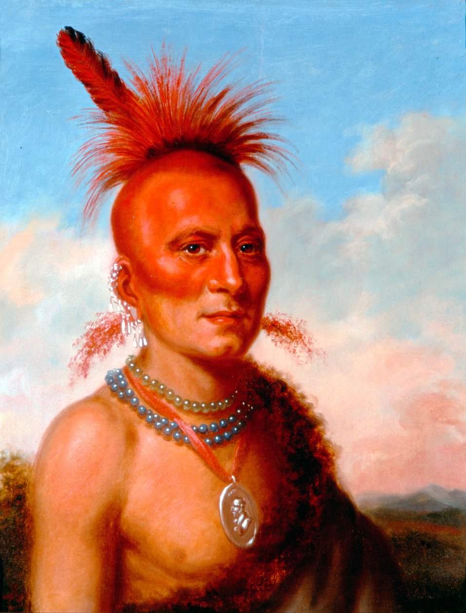 Sharitarish (Jefe Malvado), Pawnee de Charles Bird King