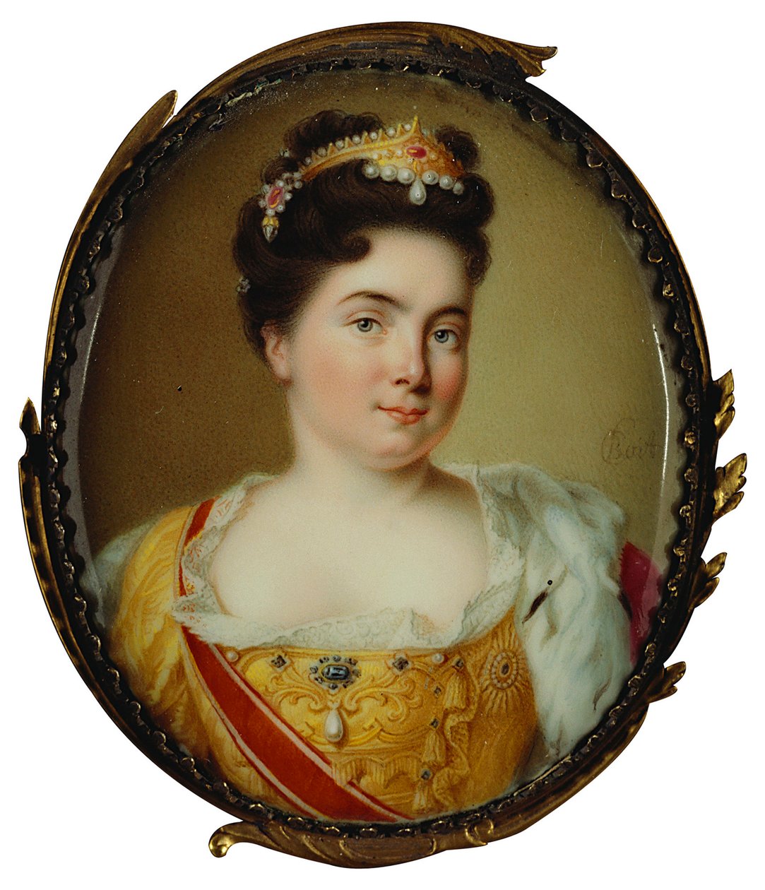 Retrato de la Emperatriz Catalina I. 1684-1727, 1717 de Charles Boit
