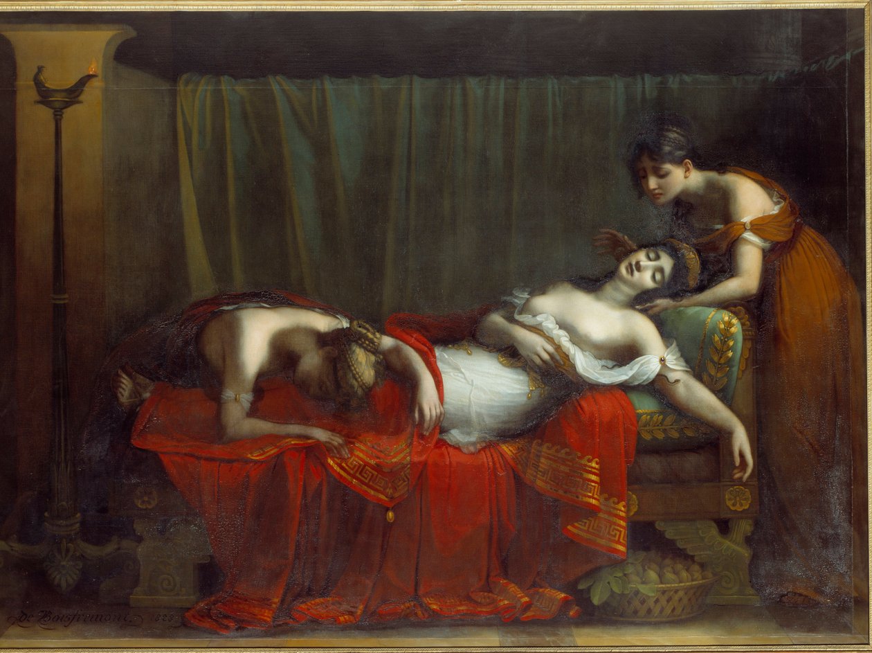 La muerte de Cleopatra de Charles Boulanger de (after) Boisfremont
