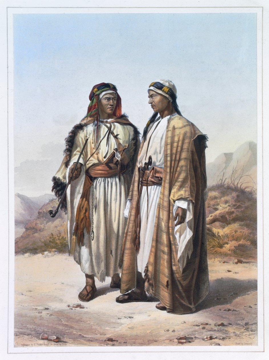 Un Mahazi y un Beduino Soualeh de Charles Bour