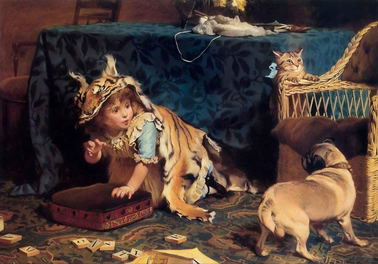 Un monstruo de Charles Burton Barber
