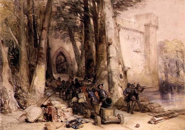El campamento del rey de Charles Cattermole