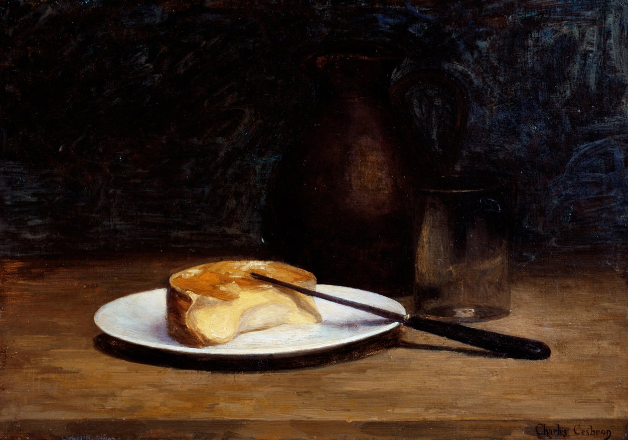 Naturaleza muerta con el coronel, 1900 de Charles Cesbron