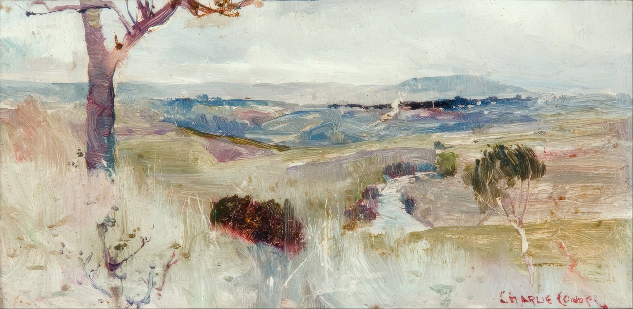 Dandenongs desde Heidelberg de Charles Edward Conder