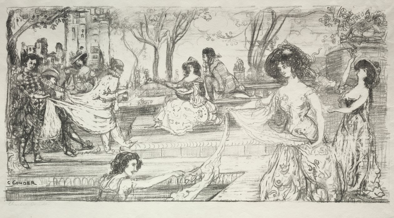 La guitarrista de Charles Edward Conder