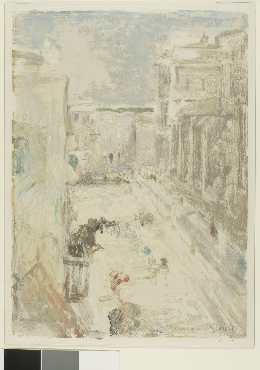 Calle en Sevilla de Charles Edward Conder