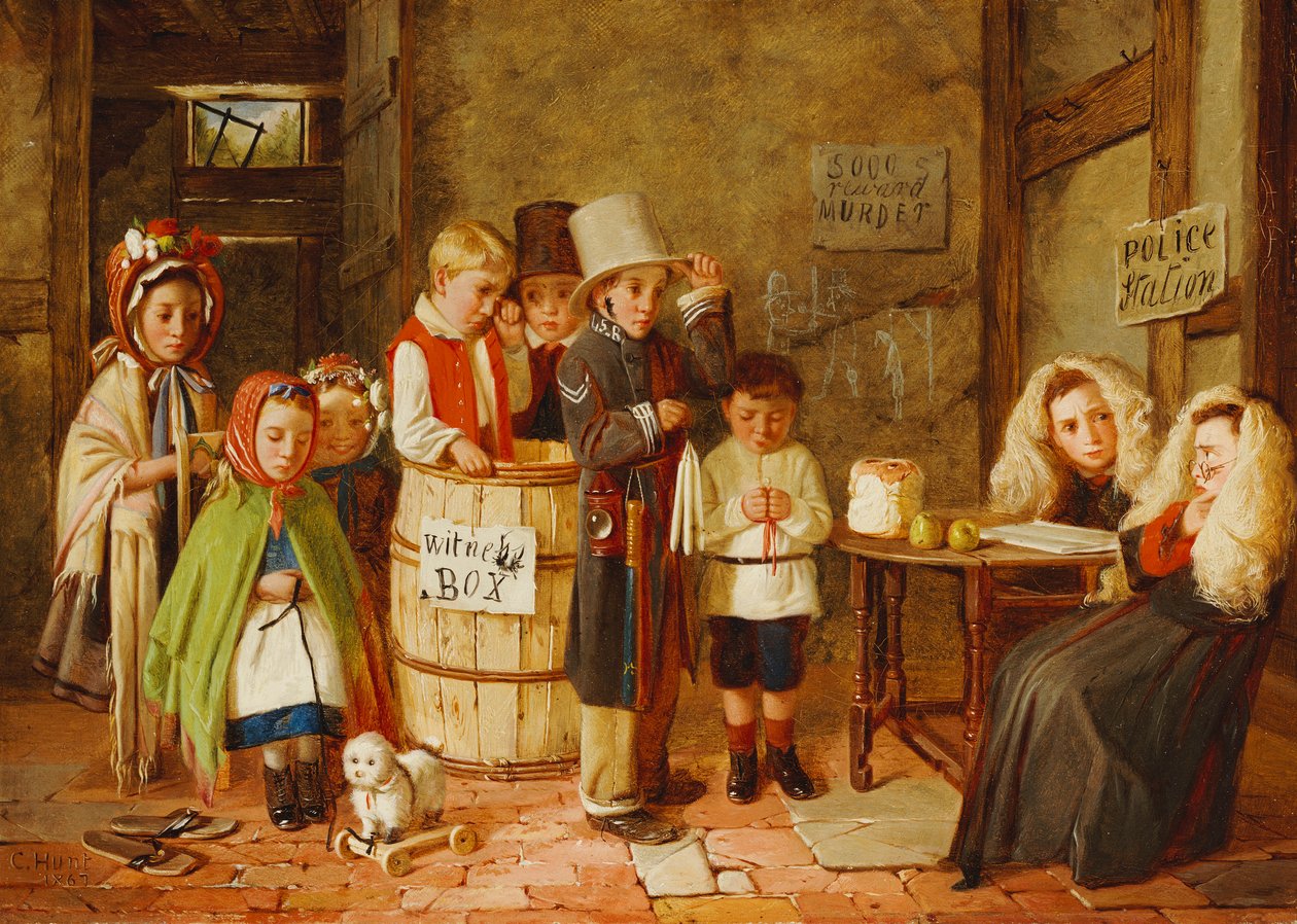 El Tribunal de Policía, 1867 de Charles Cooper Henderson