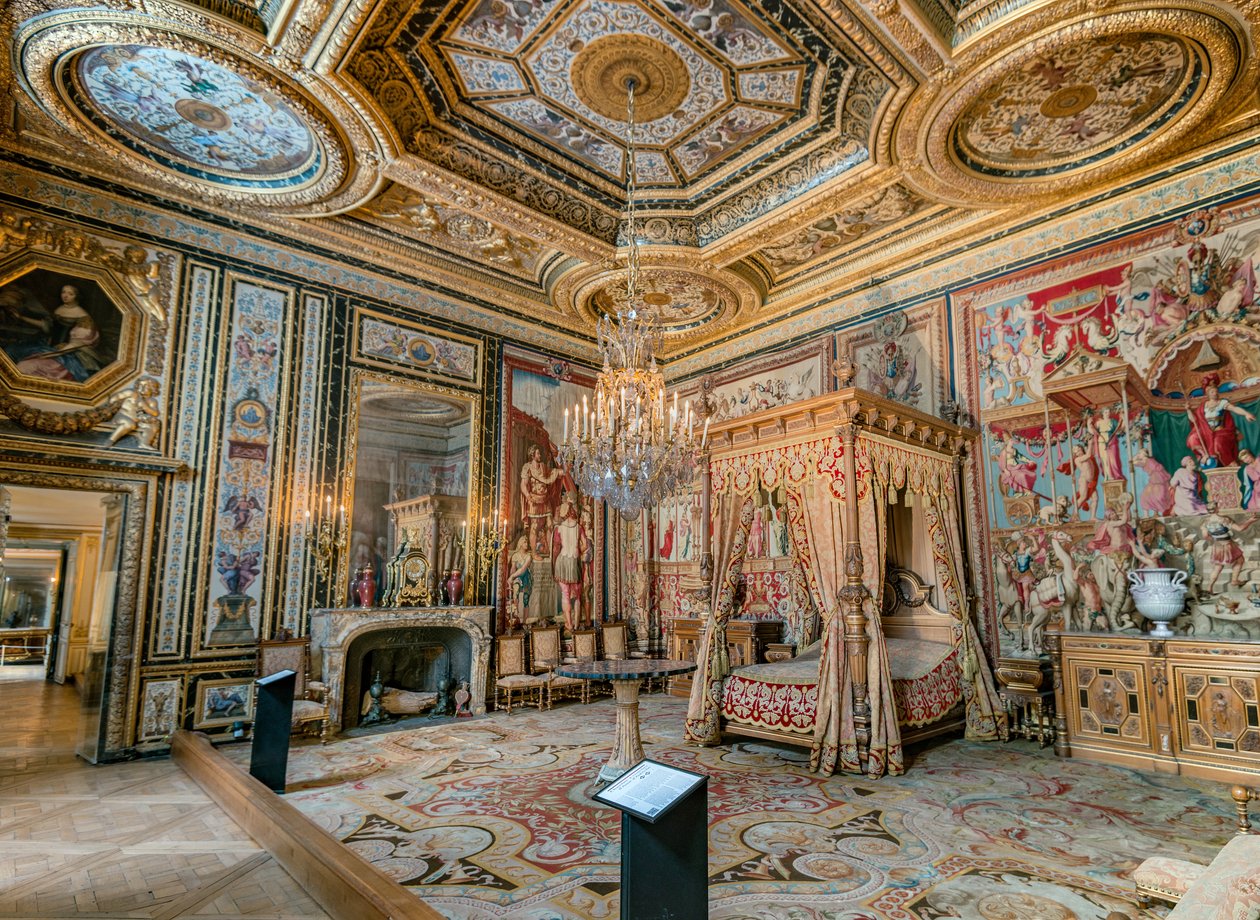 Dormitorio de Ana de Austria en el apartamento del Papa (foto) de Charles & Cotelle Jean II (1642 1708) Errard