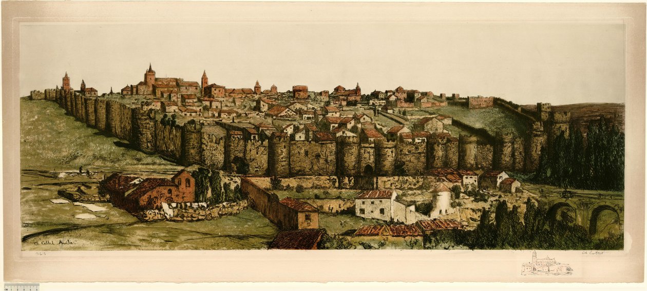 Ávila (prueba b) de Charles Cottet