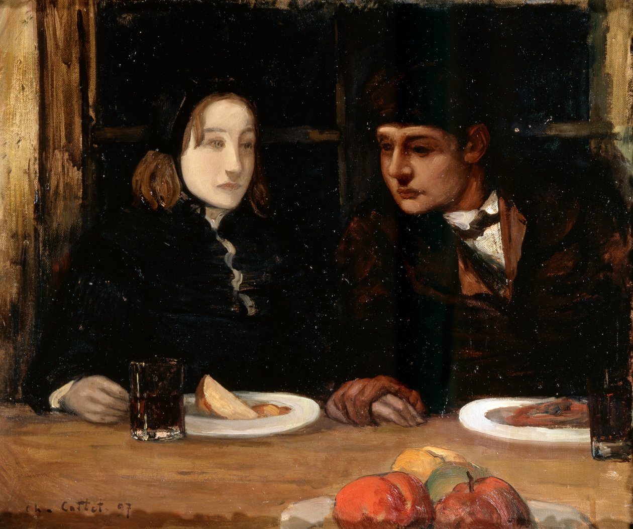 La última cena, Los trabajadores del mar, 1897 de Charles Cottet
