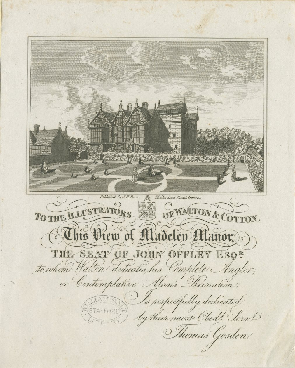 Casa Solariega de Madeley de Charles Cotton