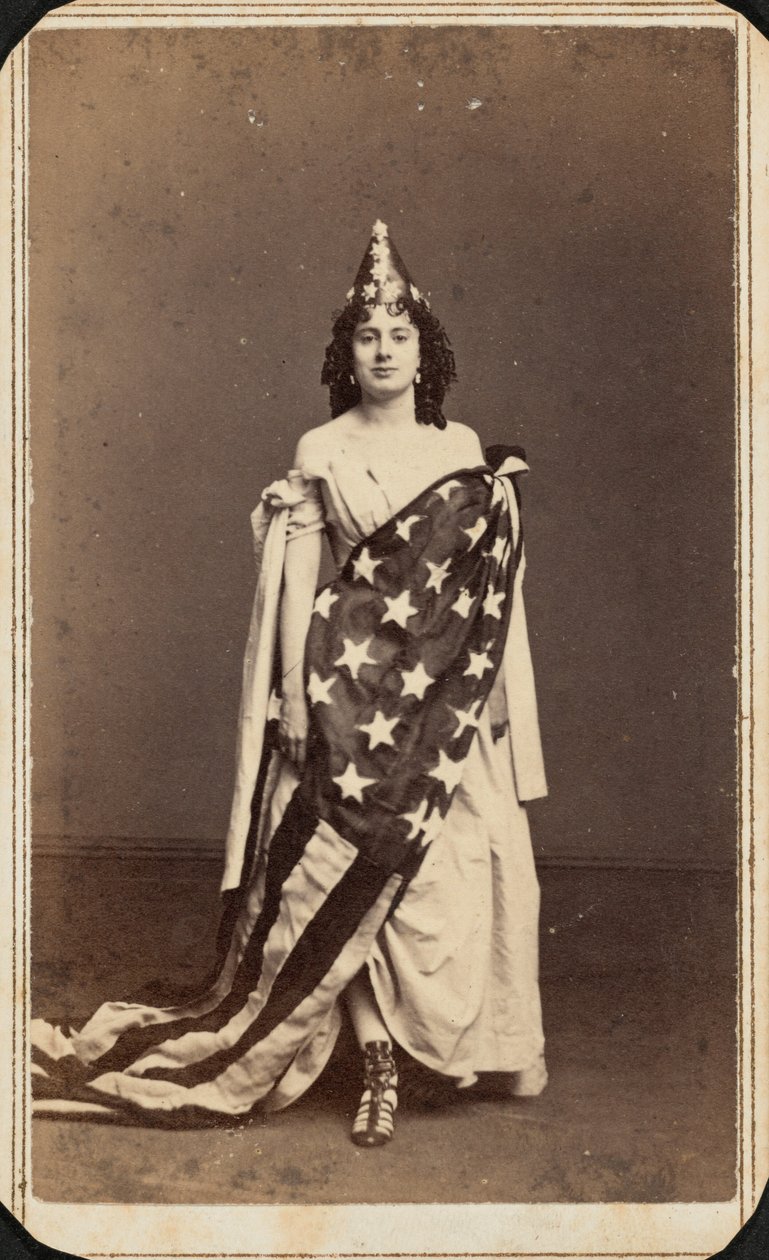 Isabelle "Belle" Freeman, hacia 1860 (foto) de Charles D. Fredricks