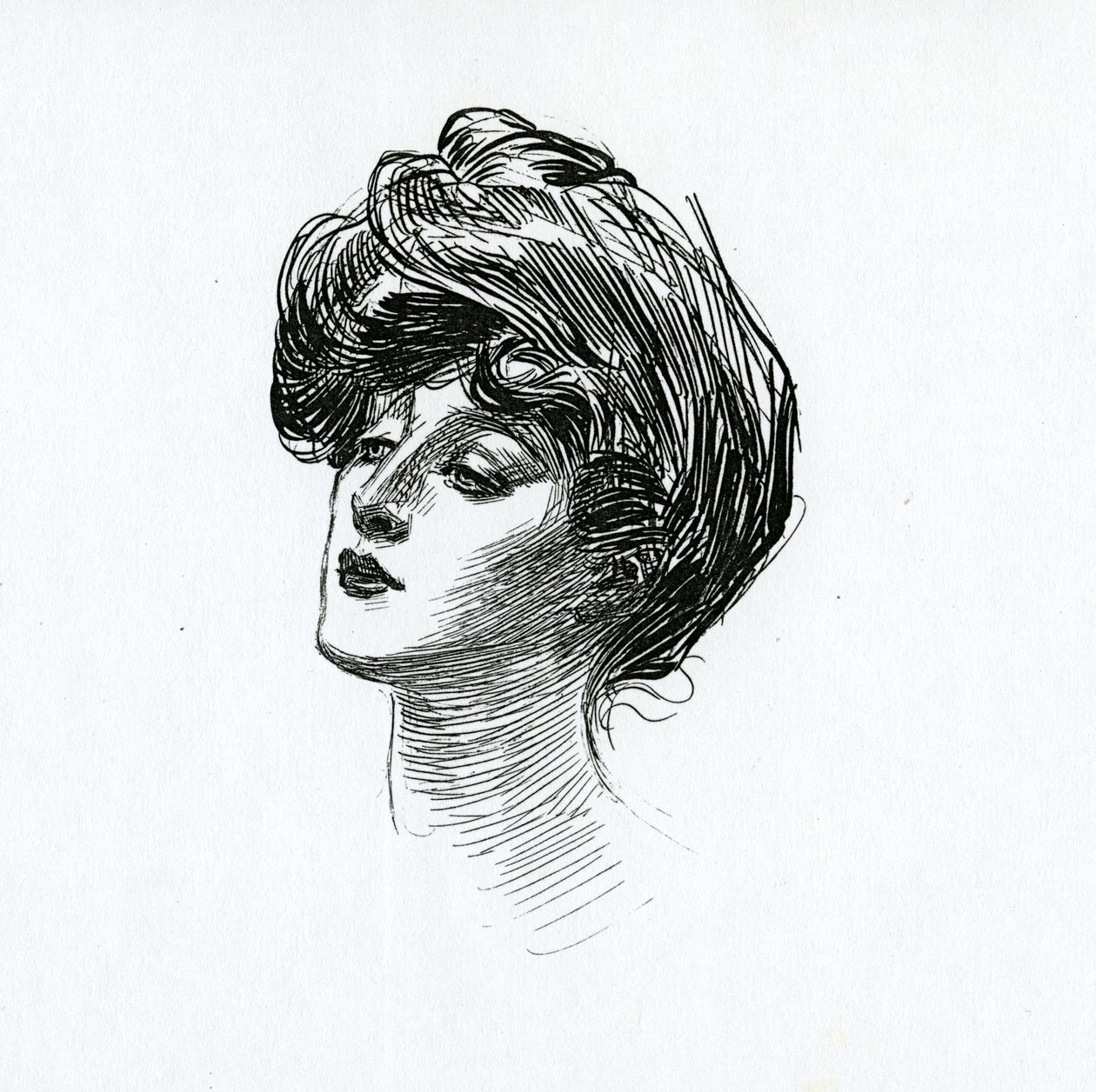 Una Chica Gibson, c.1902 de Charles Dana Gibson
