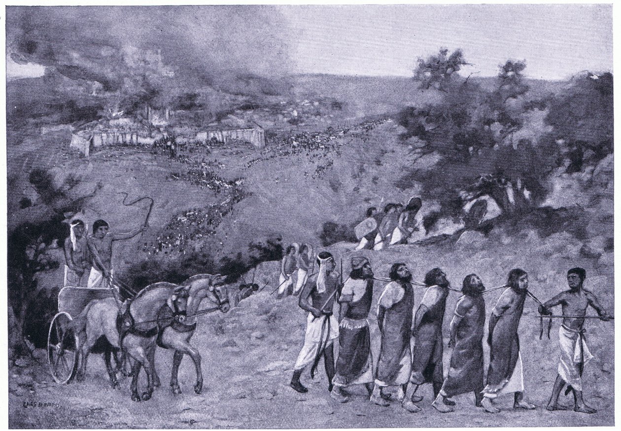 Campamento egipcio en el Monte de los Olivos, c.1920 de Charles Daniel Ward
