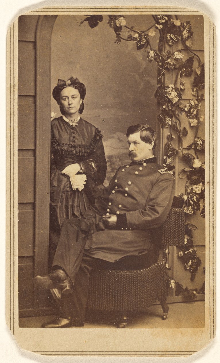 [General George Brinton McClellan y su esposa] de Charles DeForest Fredricks