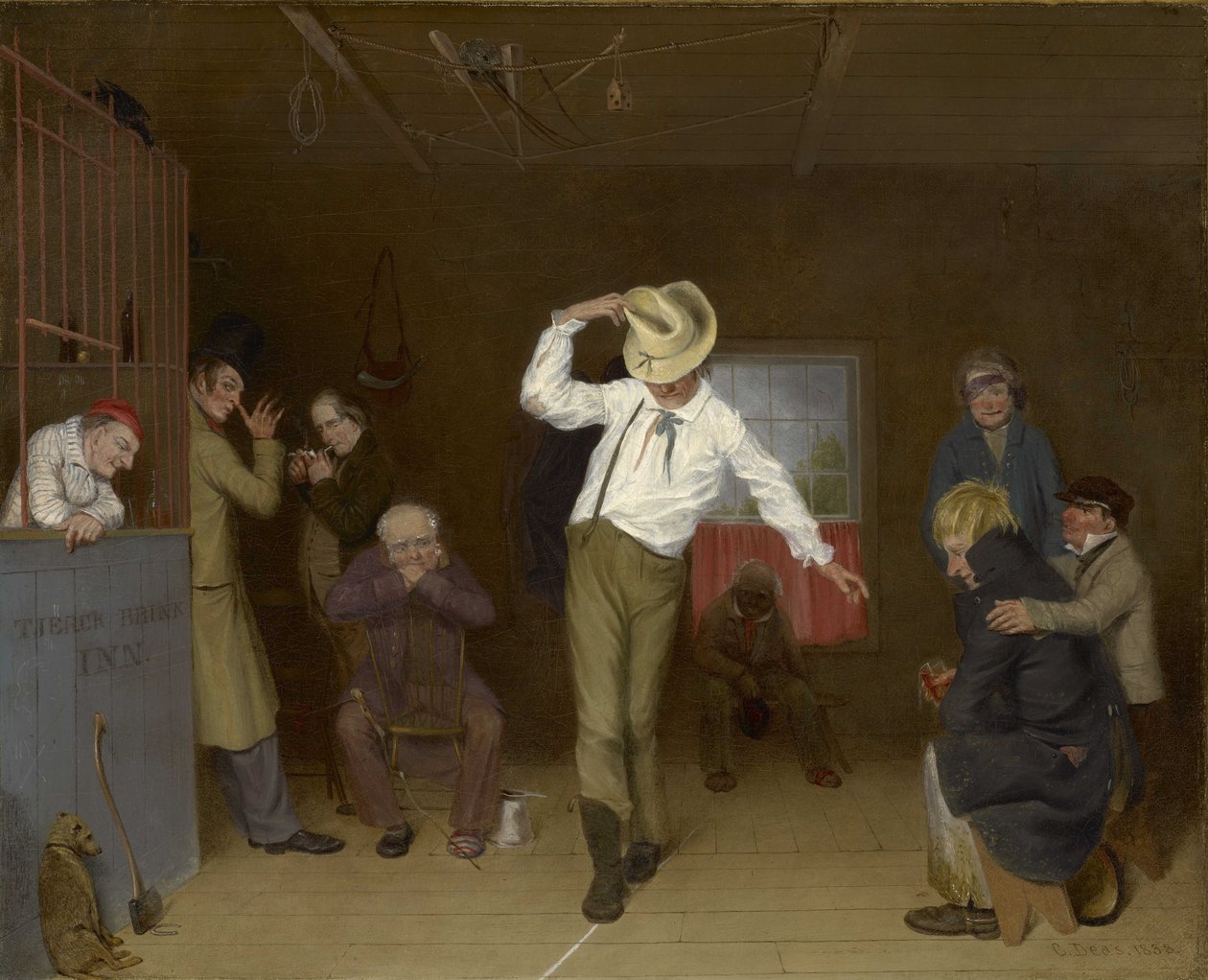 Caminar por la tiza de Charles Deas