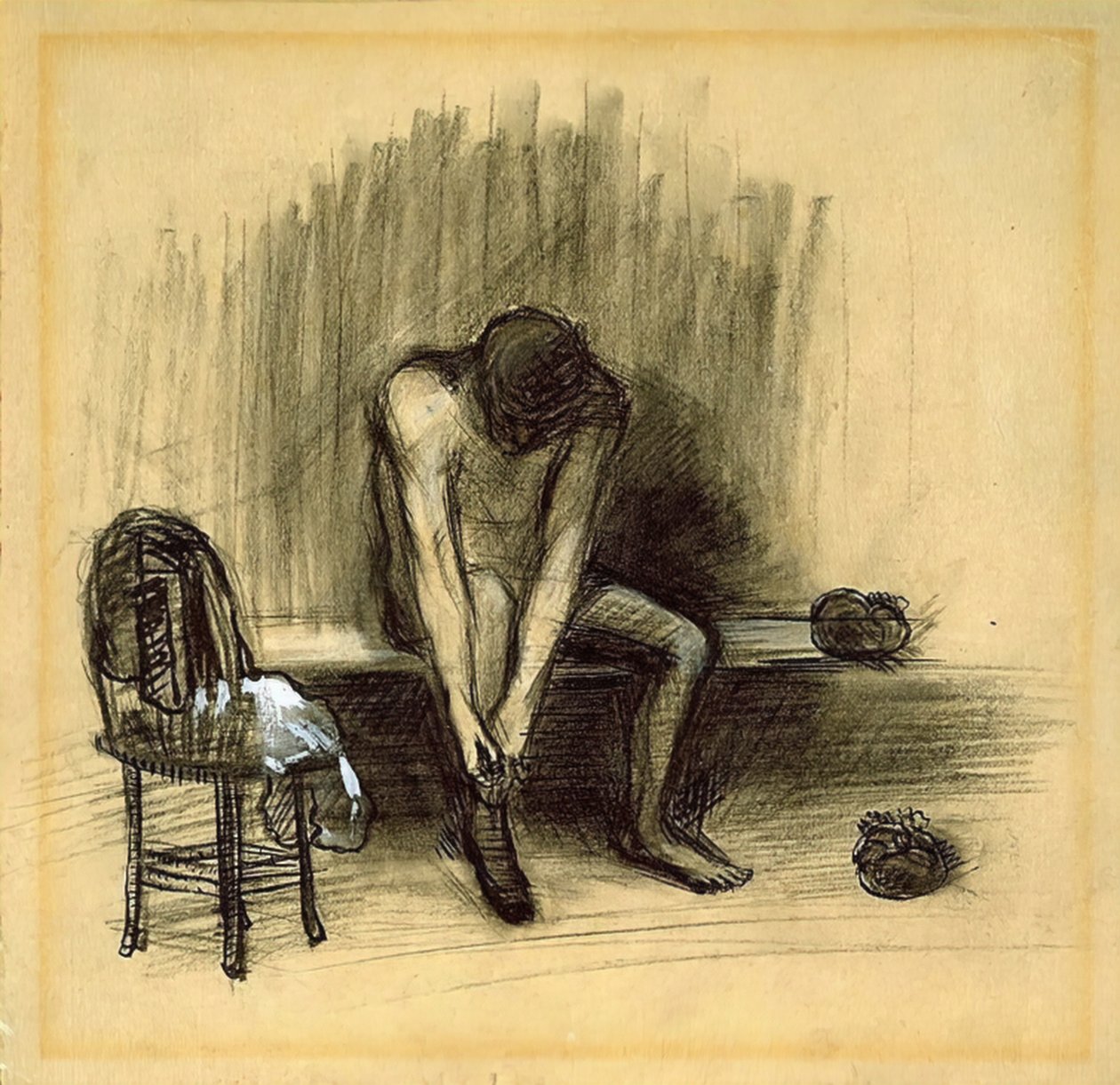Boxeador, c. 1907 de Charles Demuth