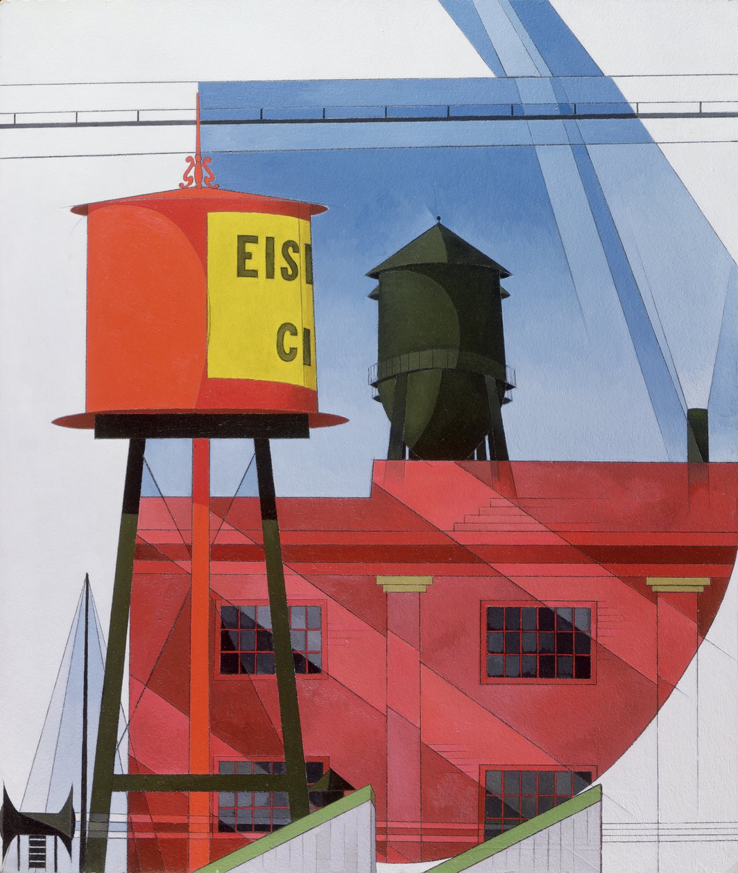 Abstracción de Edificios, Lancaster, 1931 de Charles Demuth