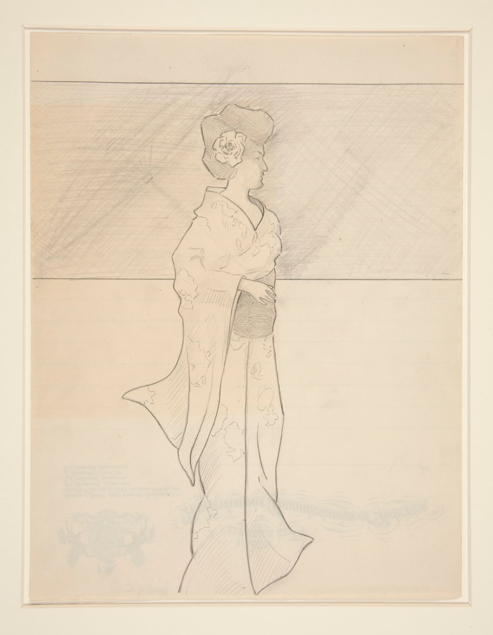 dama japonesa de Charles Demuth