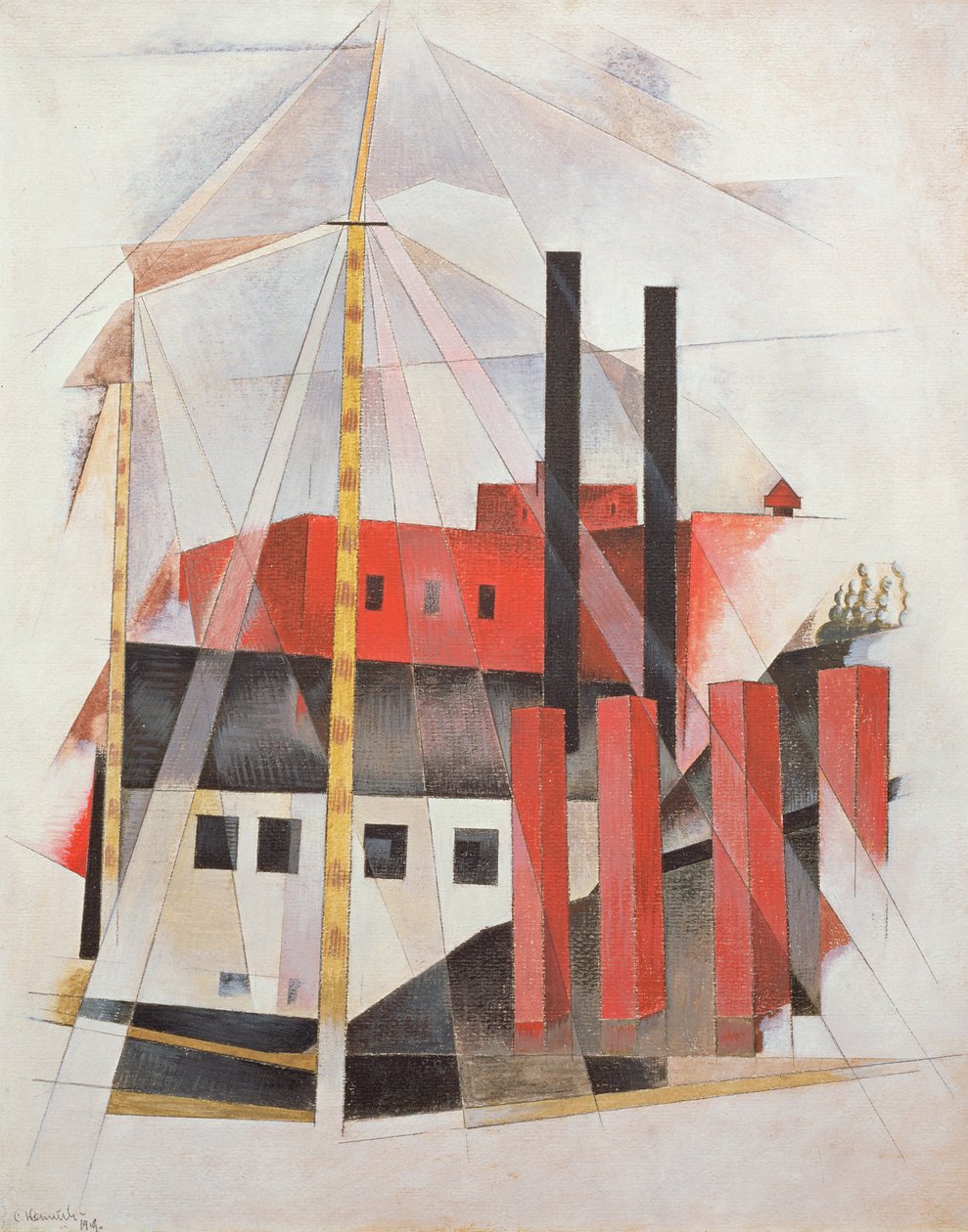 Vacaciones de los mudadores de pianos, 1919 de Charles Demuth
