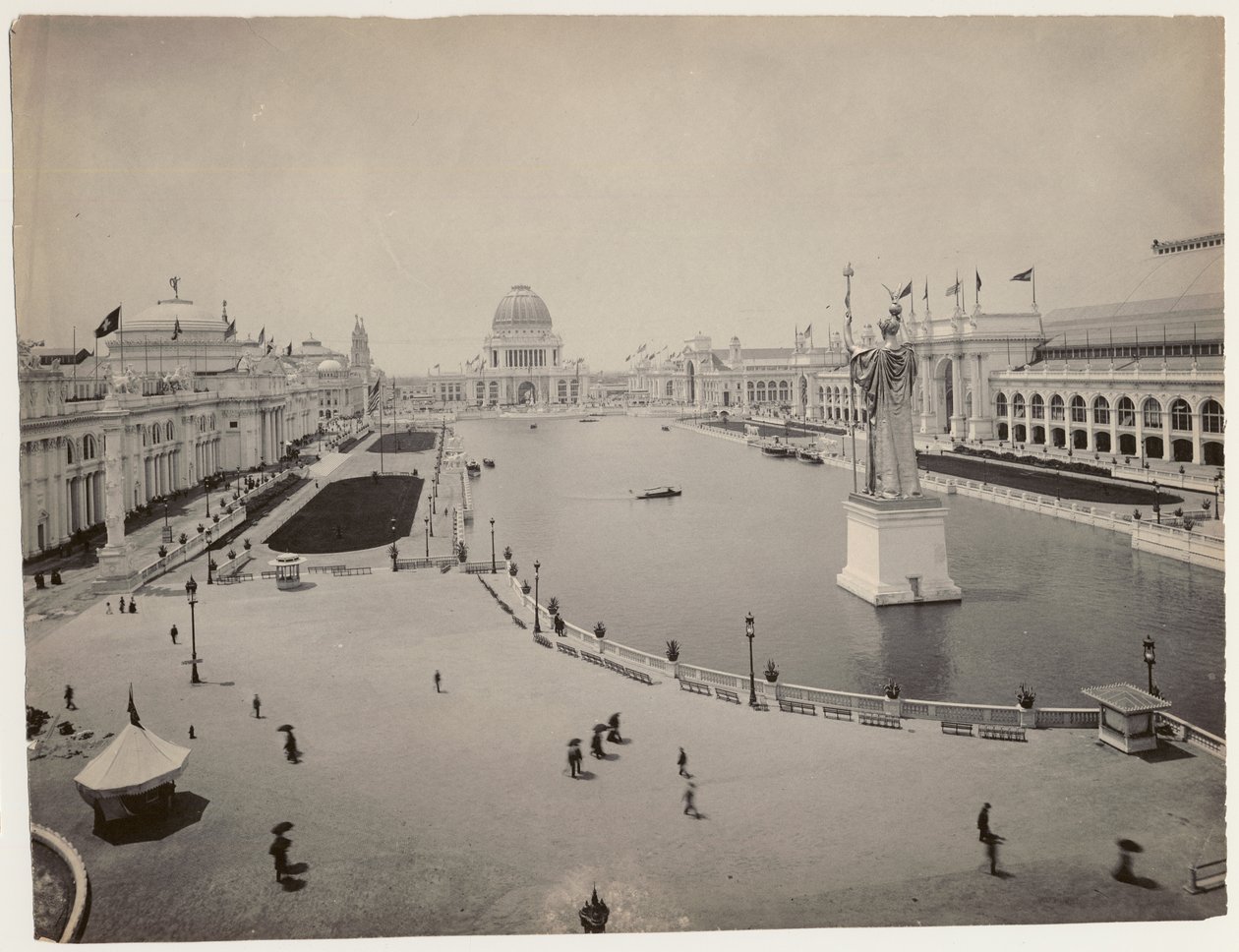 Corte de Honor en la Exposición Mundial Colombina, Chicago, 1893 de Charles Dudley Arnold