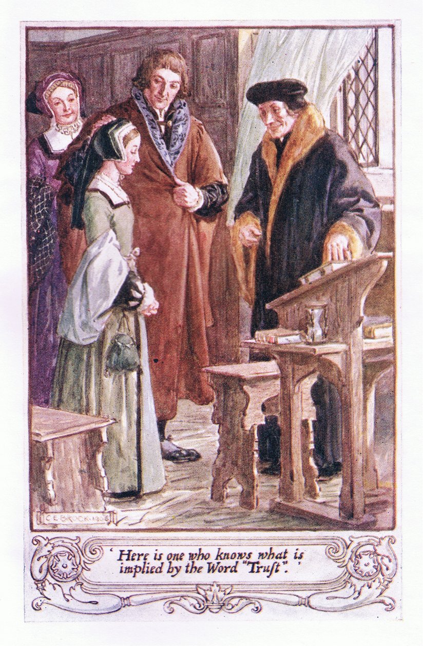 Aquí hay uno que sabe lo que implica la palabra confianza de Charles Edmund Brock