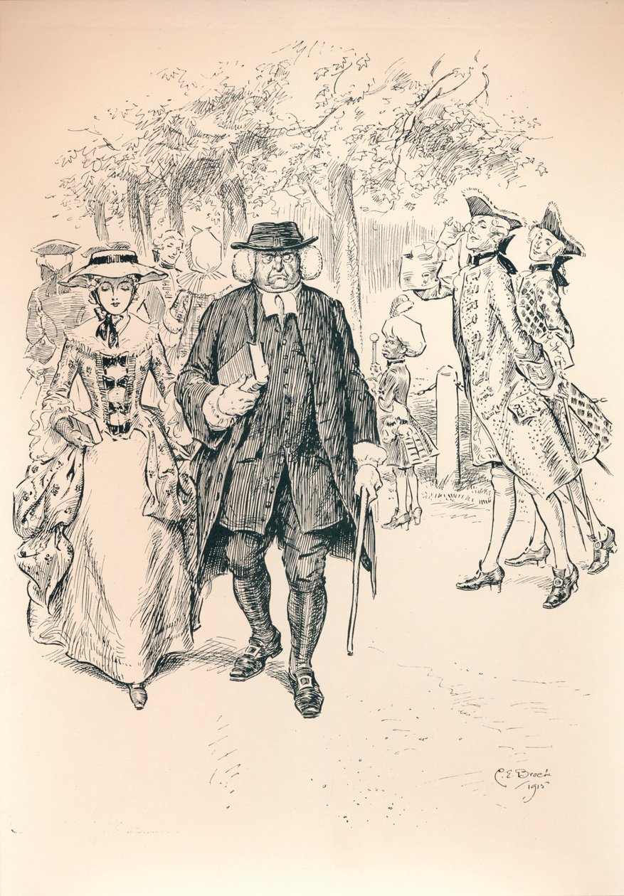 Pasar el guante - Etapa VI, c1920 de Charles Edmund Brock