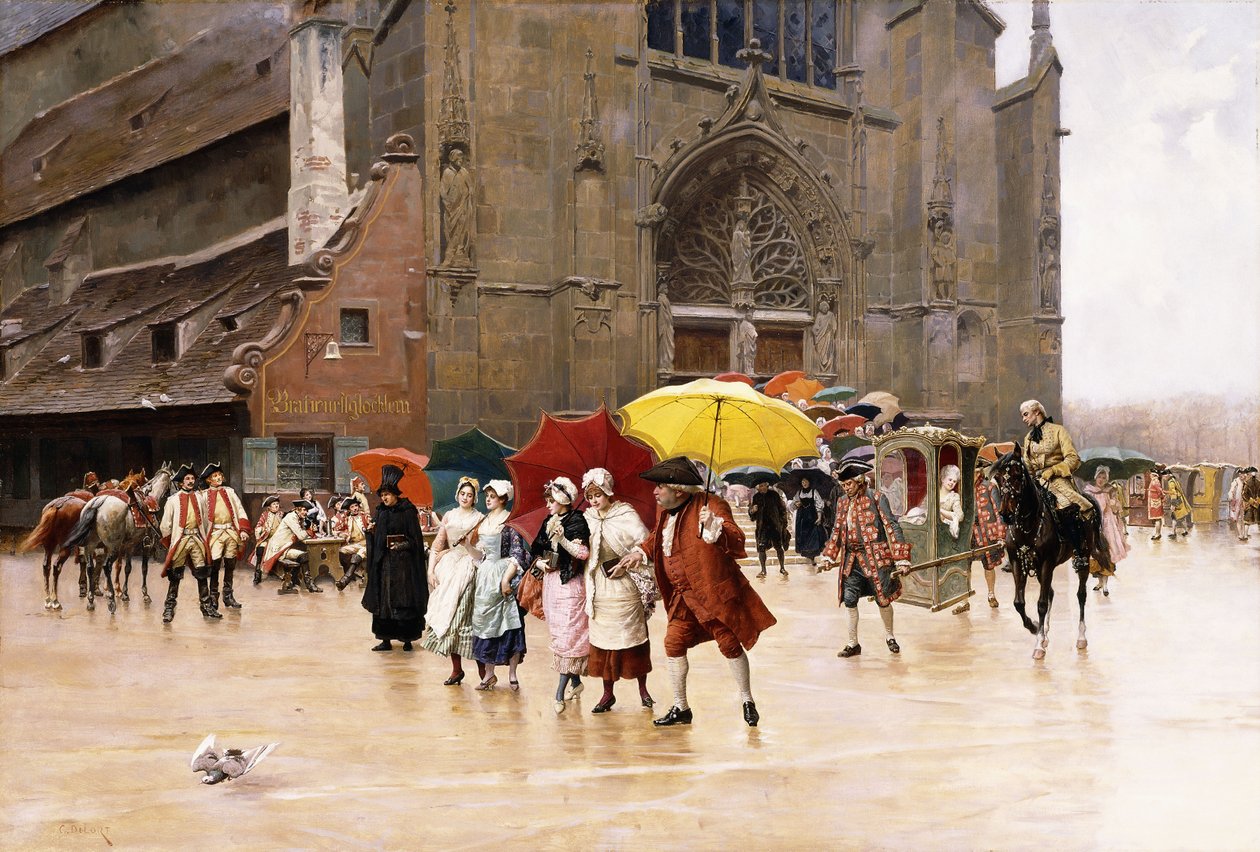 Después de la iglesia de Charles Edouard Delort