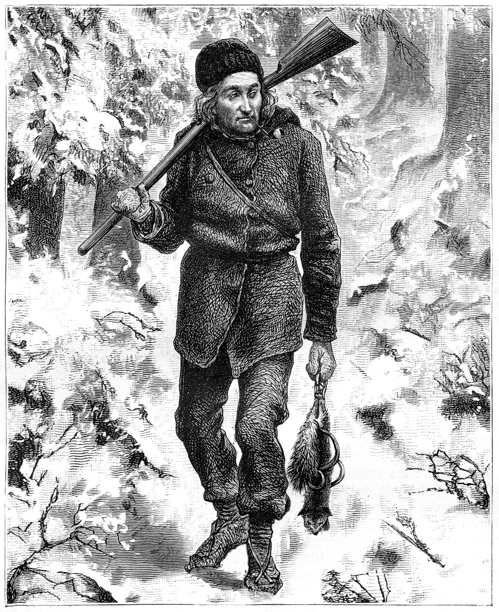 Trampero canadiense de Charles Edouard Delort