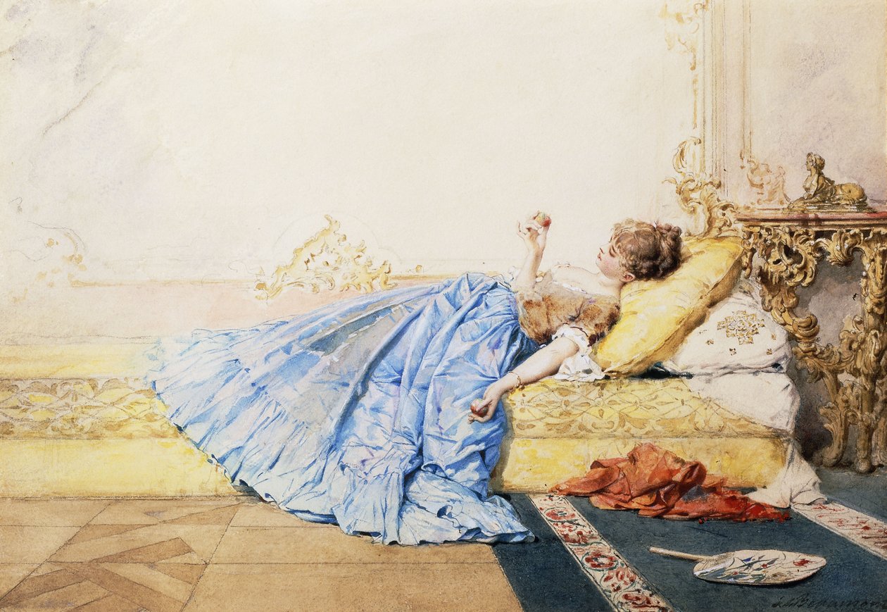 Un momento pensativo de Charles Edouard de Beaumont