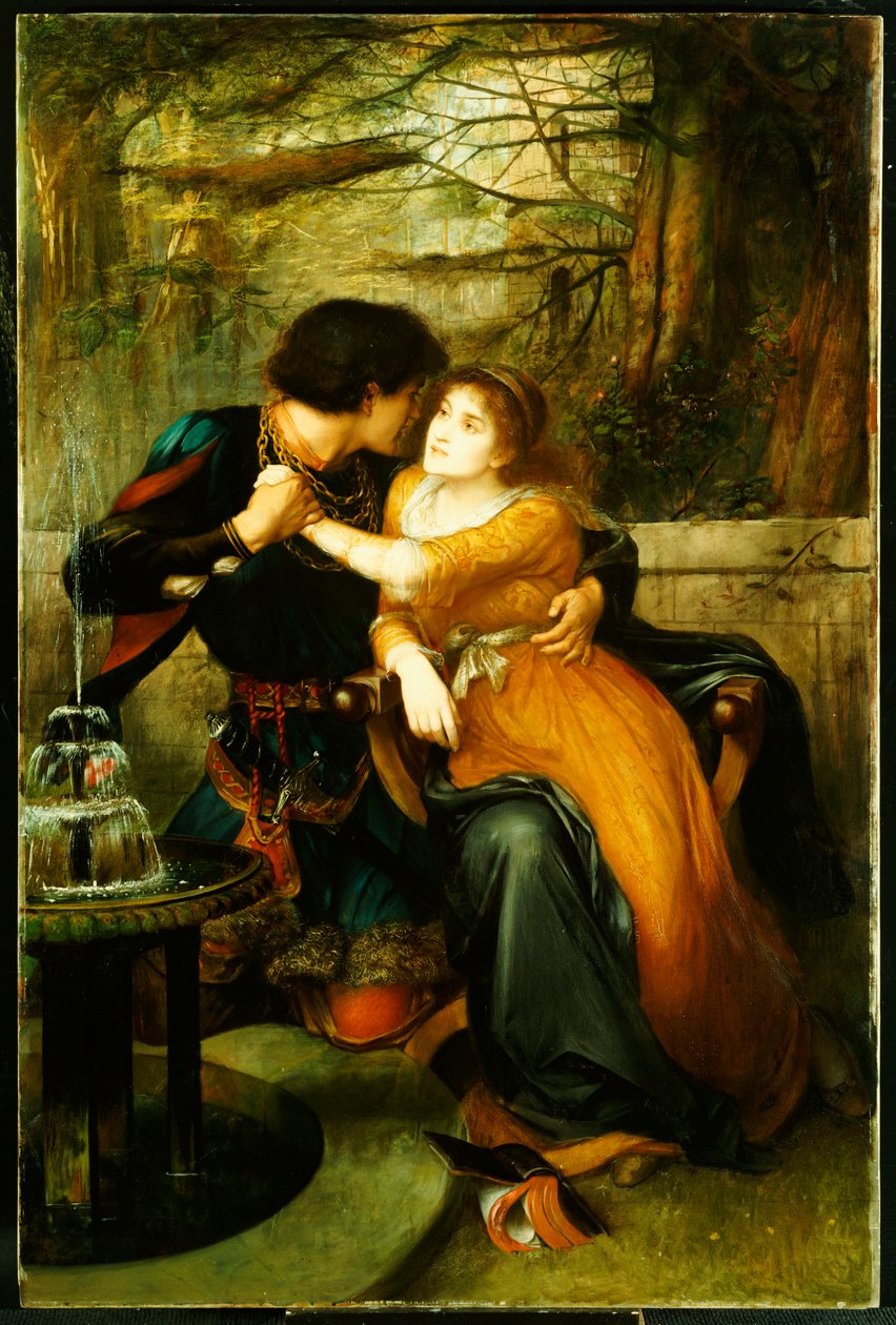 Paolo y Francesca de Charles Edward Halle