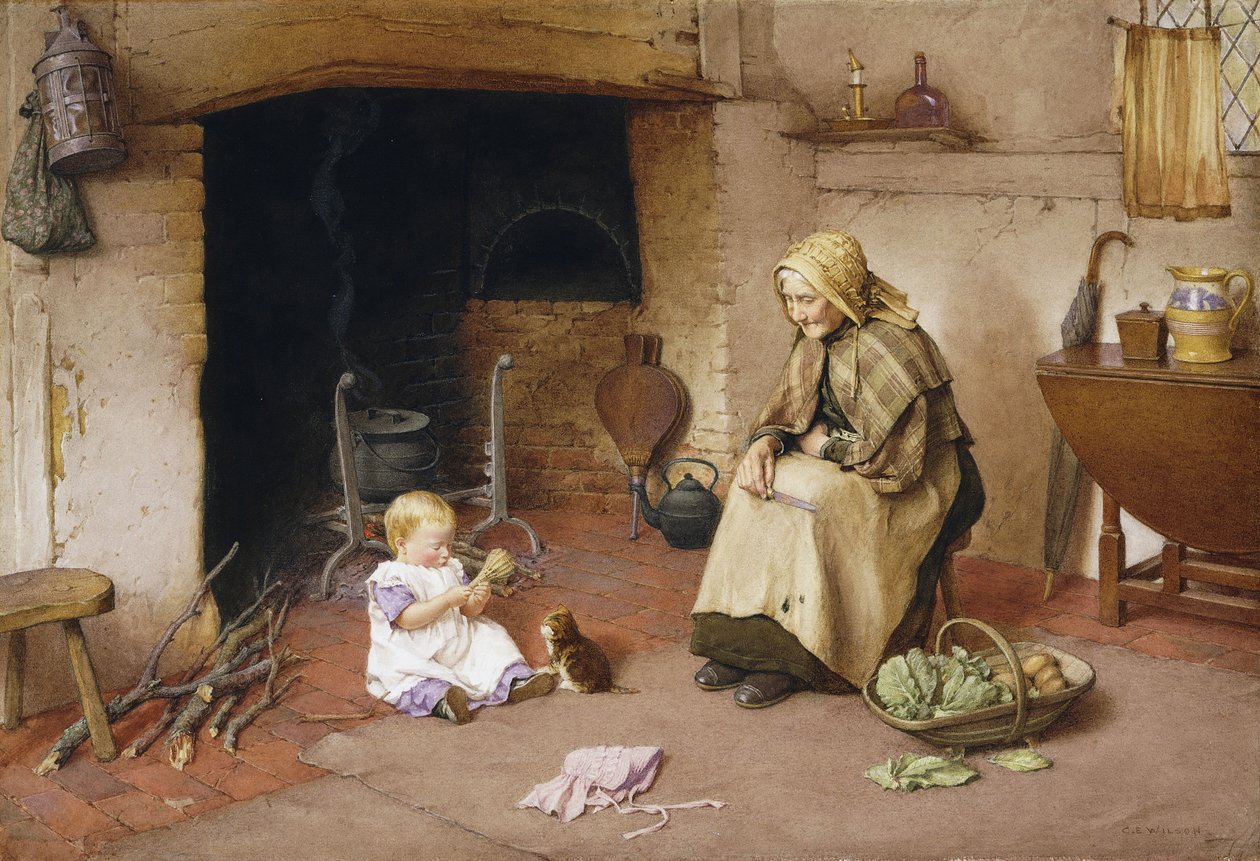 Visita a la Abuela de Charles Edward Wilson