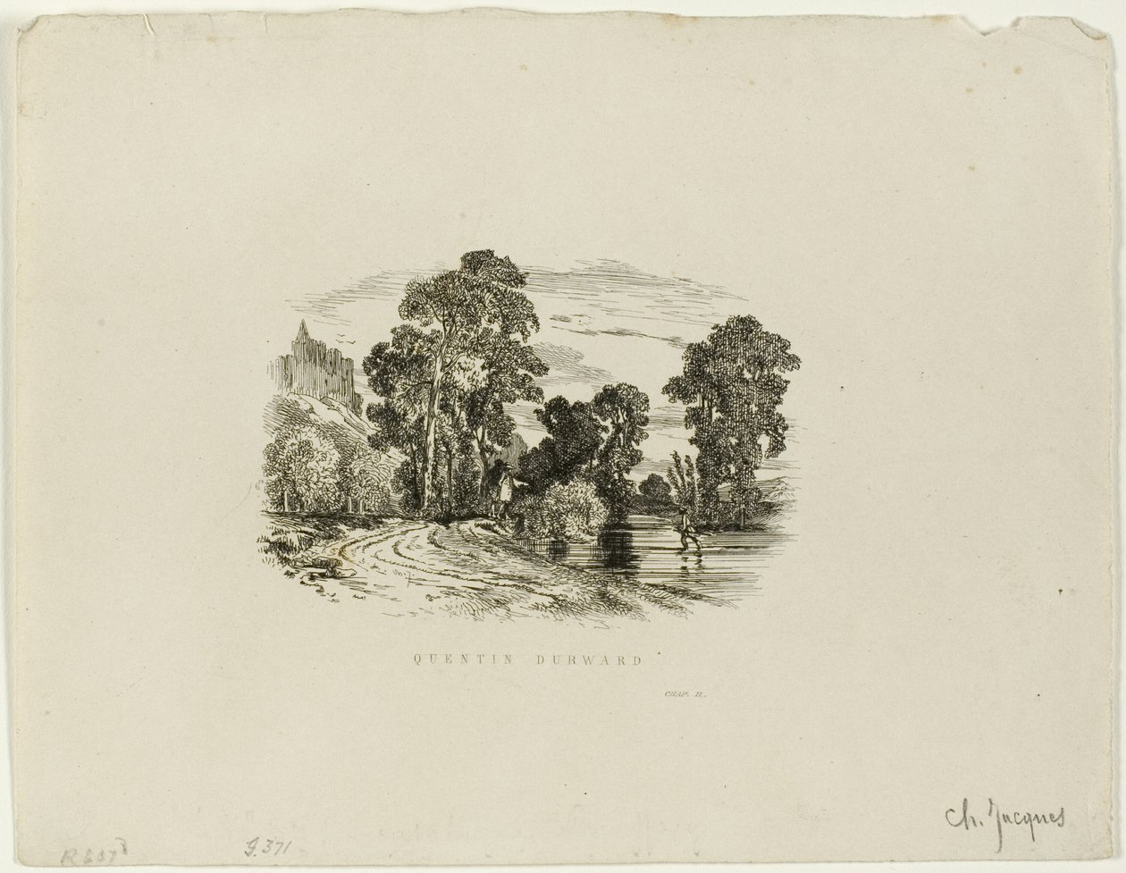 Un castillo de Charles Emile Jacque