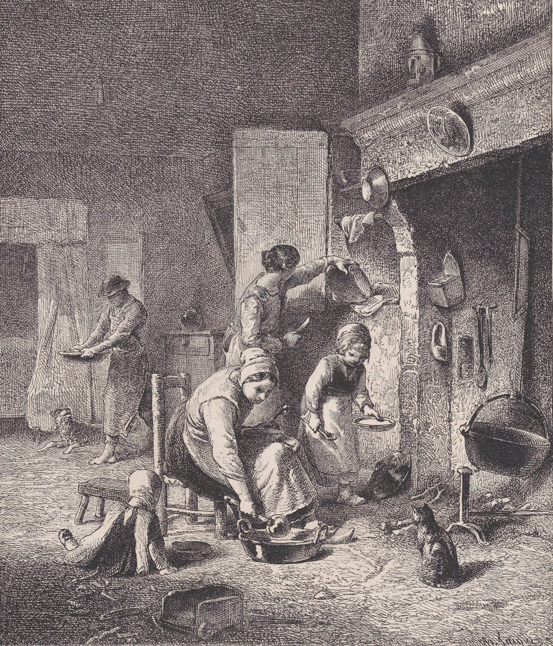 Gruel, de Le Magasin Pittoresque de Charles Emile Jacque