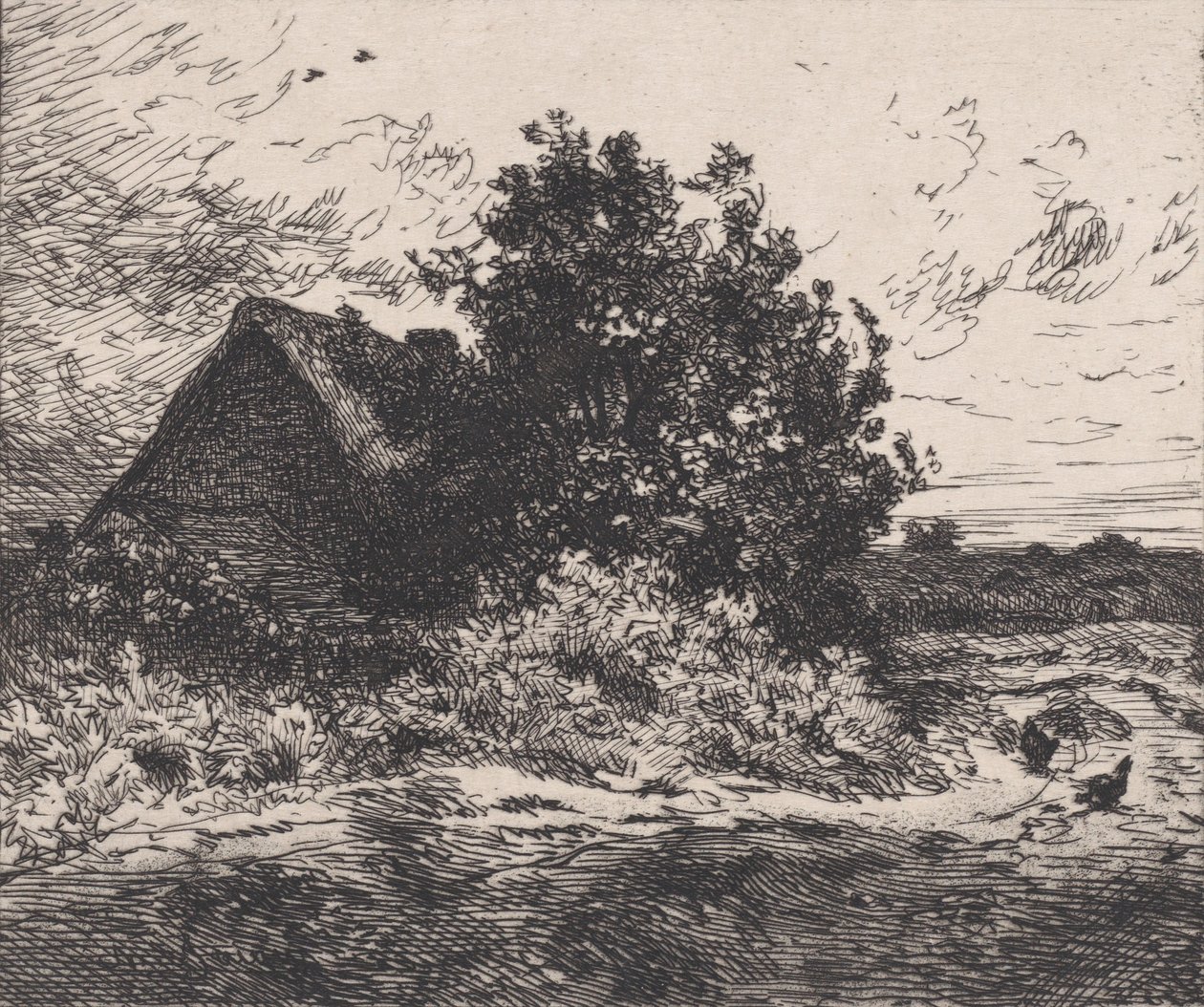 Le Buisson Kercassier, ca. 1875-80 de Charles Emile Jacque