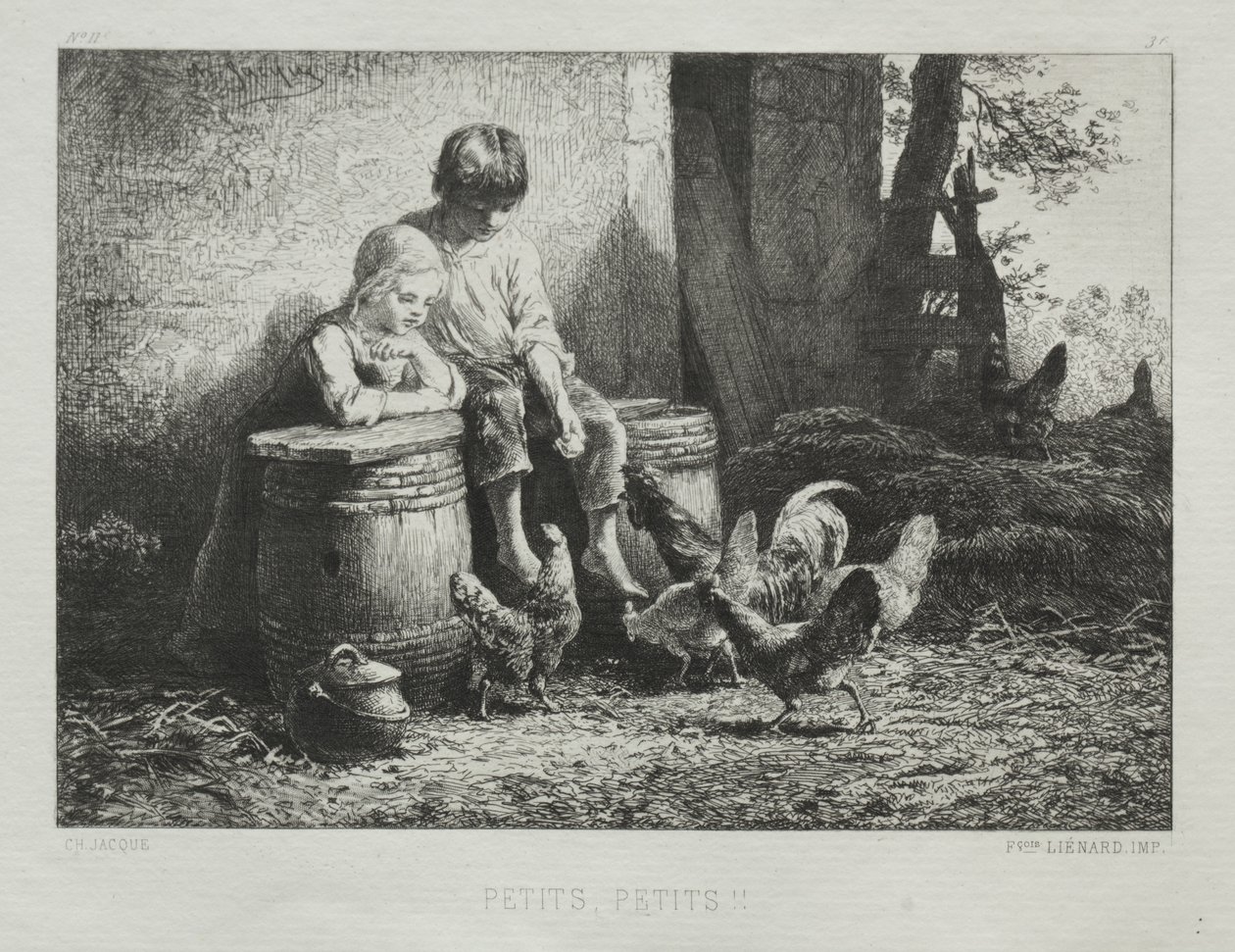 Pequeña, pequeña de Charles Emile Jacque