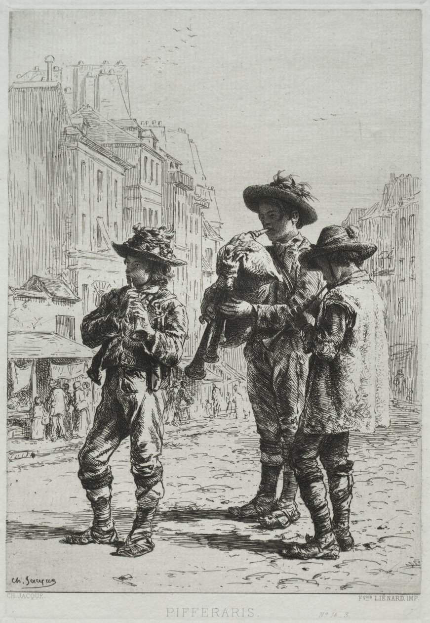 Pifferaris de Charles Emile Jacque
