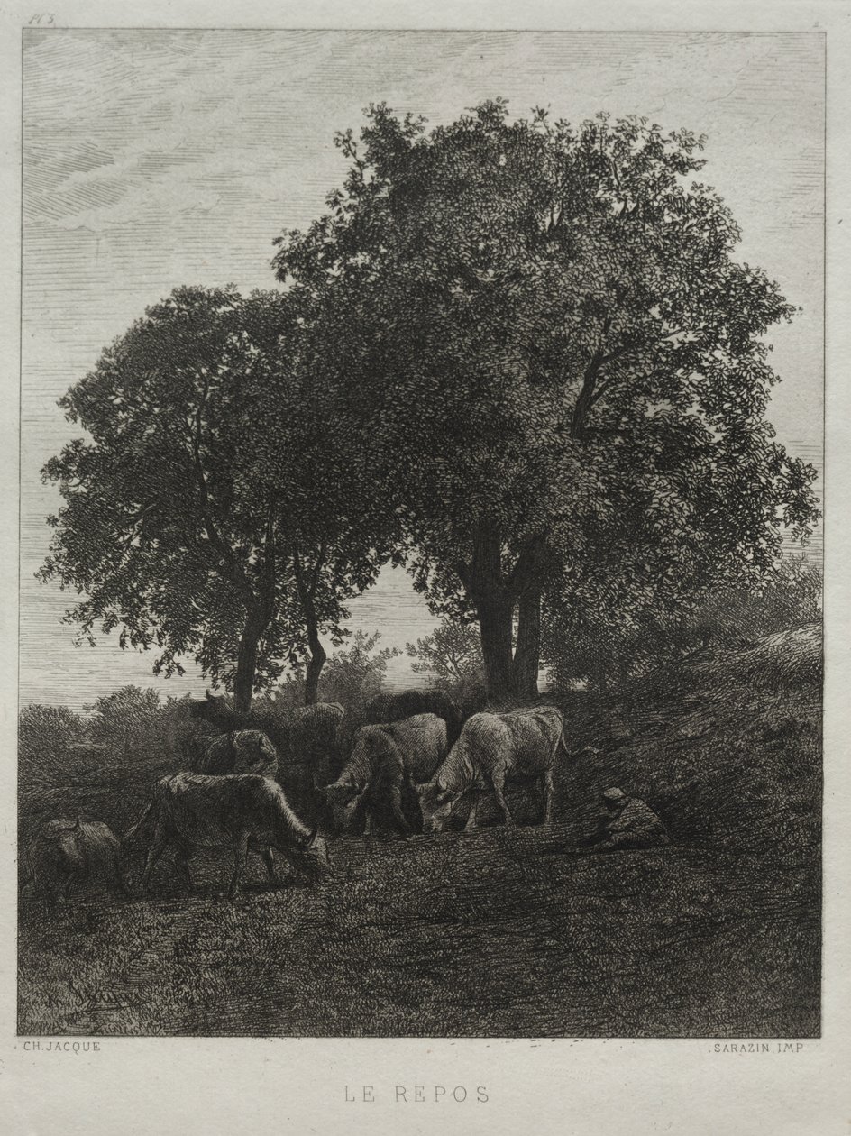 Descanso de Charles Emile Jacque
