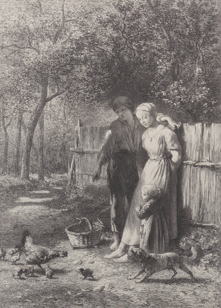 Primavera, 1864 de Charles Emile Jacque