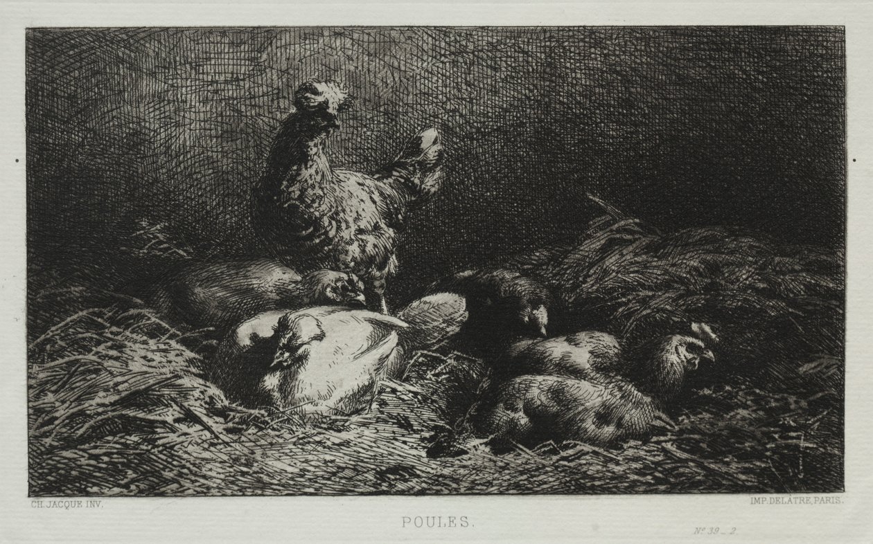 Los pollos de Charles Emile Jacque