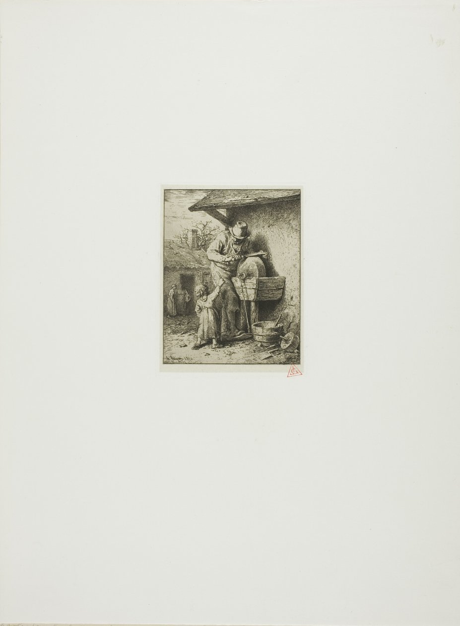 El afilador de Charles Emile Jacque
