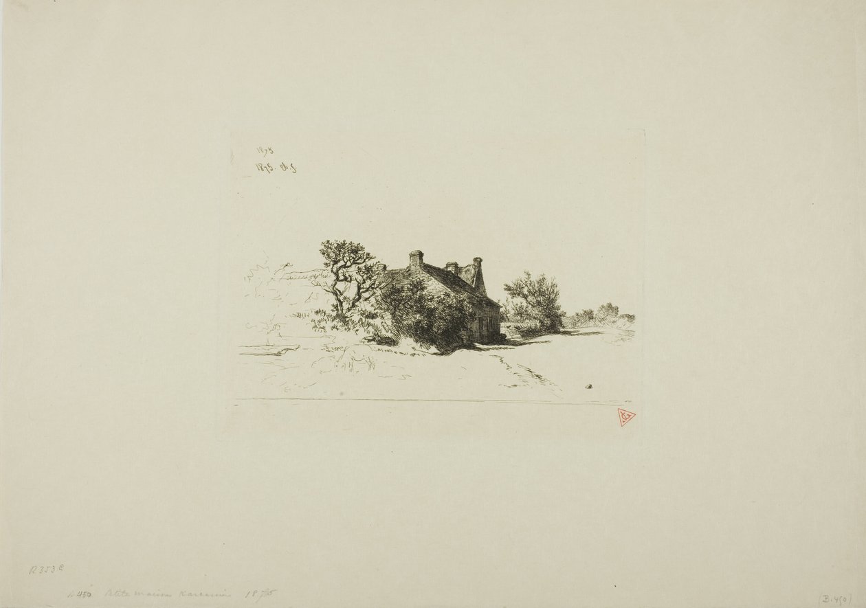 Las Casitas, Kercassier de Charles Emile Jacque