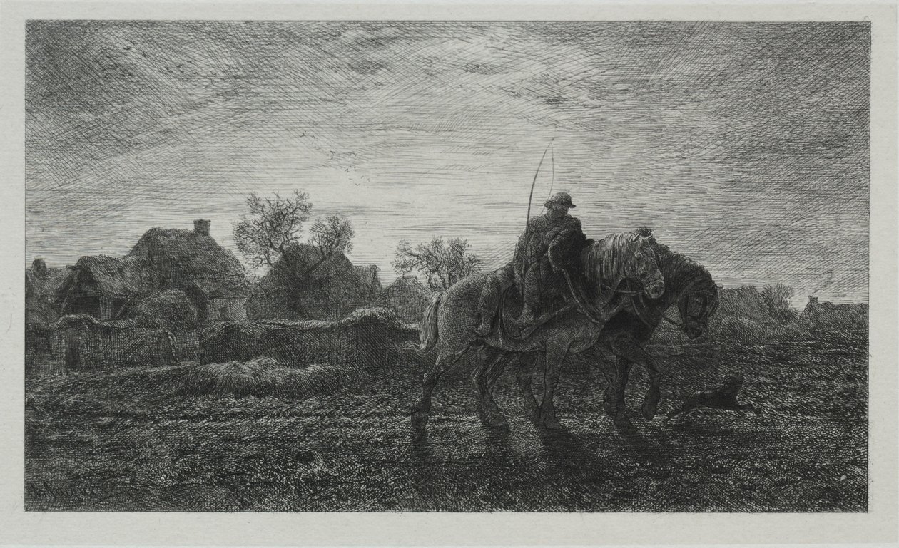 La mañana de Charles Emile Jacque